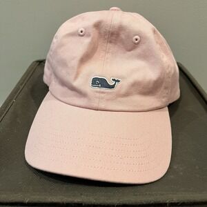 Vineyard Vines Hat Women's Pink Whale Adjustable Winery Baseball Cap Barbiecore